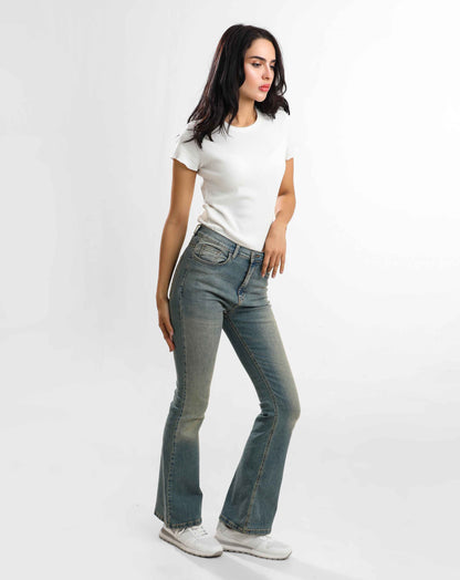 W.FLARE FIT JEANS