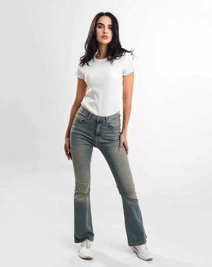 W.FLARE FIT JEANS