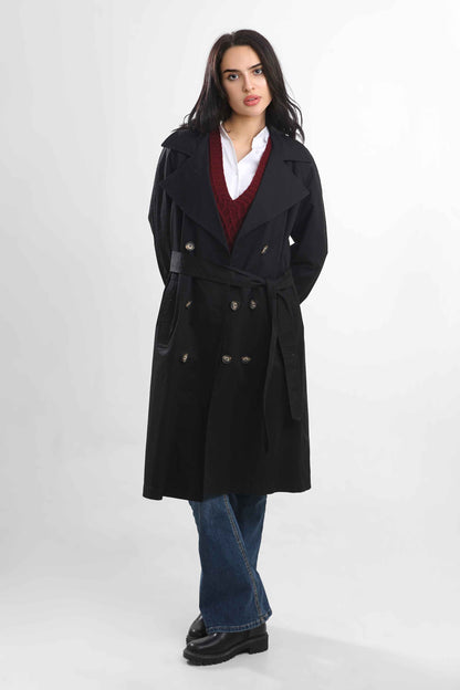 W.Chic Long Women's Coat with Belt