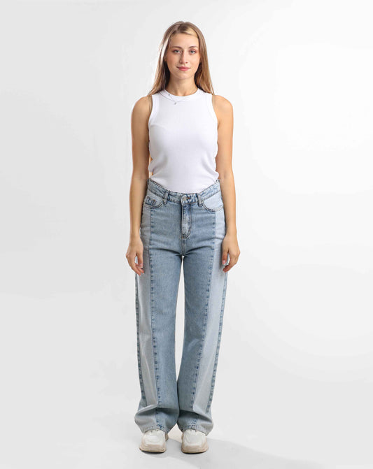 W.WIDE-LEG - COLORED - JEANS