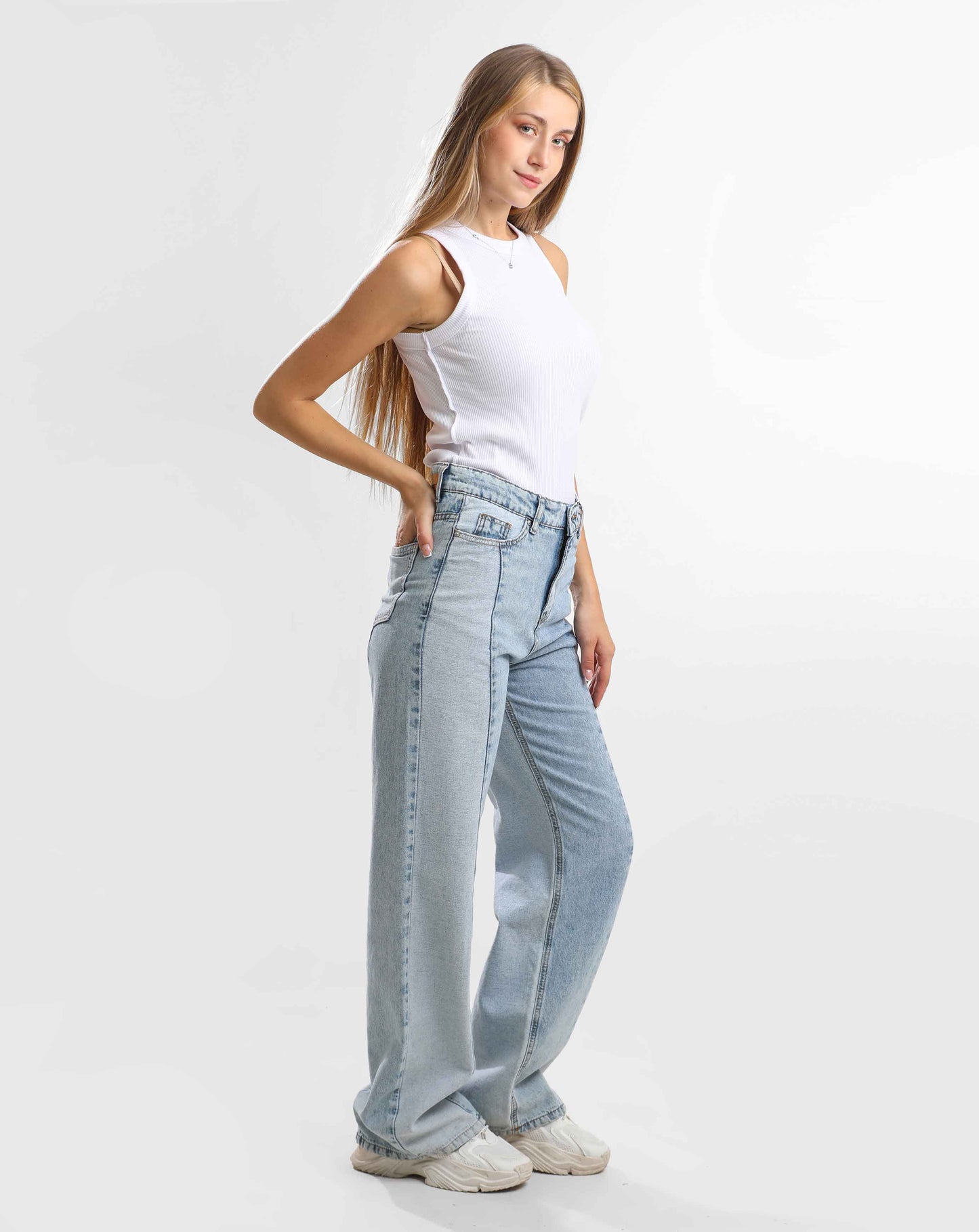 W.WIDE-LEG - COLORED - JEANS