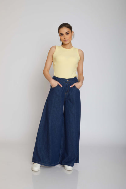 W.WIDE LEG JEANS FULL LENGTH