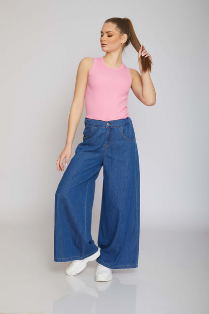 W.WIDE LEG JEANS FULL LENGTH