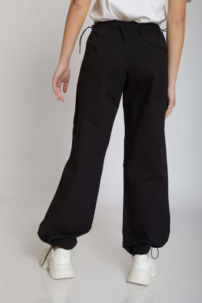 W..GABARDINE PARACHUTE TROUSERS