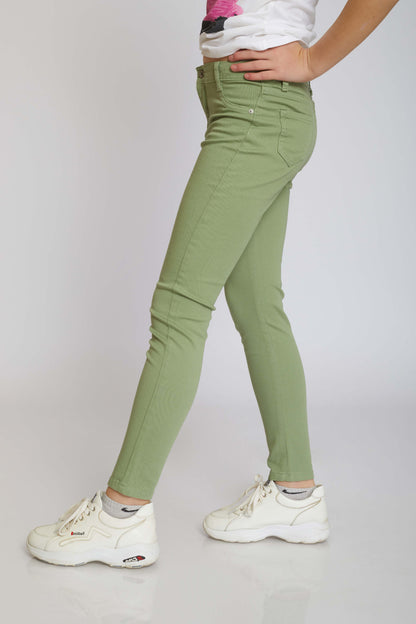 G.HIGH-WAIST SKINNY GABARDINE